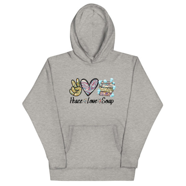 Peace, Love, Soap Hoodie - Image 4