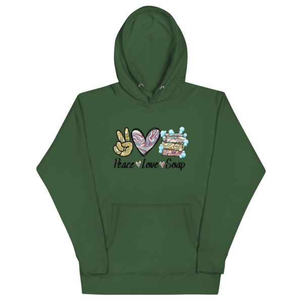 Peace, Love, Soap Hoodie - Image 3